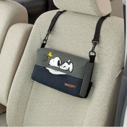 Japan Bonform Snoopy Snoopy Car Seat Back Tissue Bag Tissue Storage Plush Doll