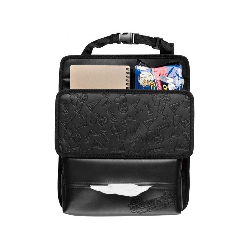 Japanese Bonform Car Snoopy Dark Pattern Multi Purpose Black Seat Back Storage Bag Tissue Bag Sundries Bag Japanese Bonform Car Snoopy Dark Pattern Multi Purpose Black Seat Back Storage Bag Tissue Bag Sundries Bag