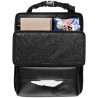 Japanese Bonform Car Snoopy Dark Pattern Multi Purpose Black Seat Back Storage Bag Tissue Bag Sundries Bag