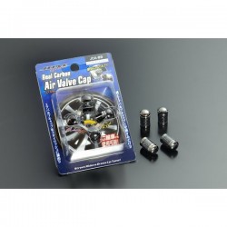 Black Electroplating Carbon Fiber Tire Air Nozzle