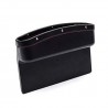 Car Seat Storage Pockets Box Pu Leather Seat Gap Filler Organiser