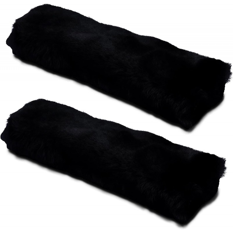 Black Authentic Sheepskin Seatbelt Cover Black Authentic Sheepskin Seatbelt Cover