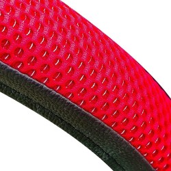 Ultimate Black Red Ring Type Car Steering Wheel Cover