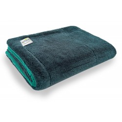 Car Aqua Blue And Grey Twisted Loop Super Absorbent Towel