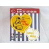 Japan Heart Baby In Car Stricker Yellow