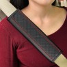 Black Red Line Car Safety Belt Cover