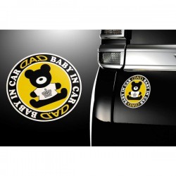 Made In Japan Dad Car Sticker Baby In Car Baby Reflective Magnet Sticker