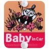 Japan Meiho Moomintroll Moomin Little My Amei Car With Baby In Car Warning Sticker