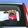 Japan Meiho Moomintroll Moomin Little My Amei Car With Baby In Car Warning Sticker