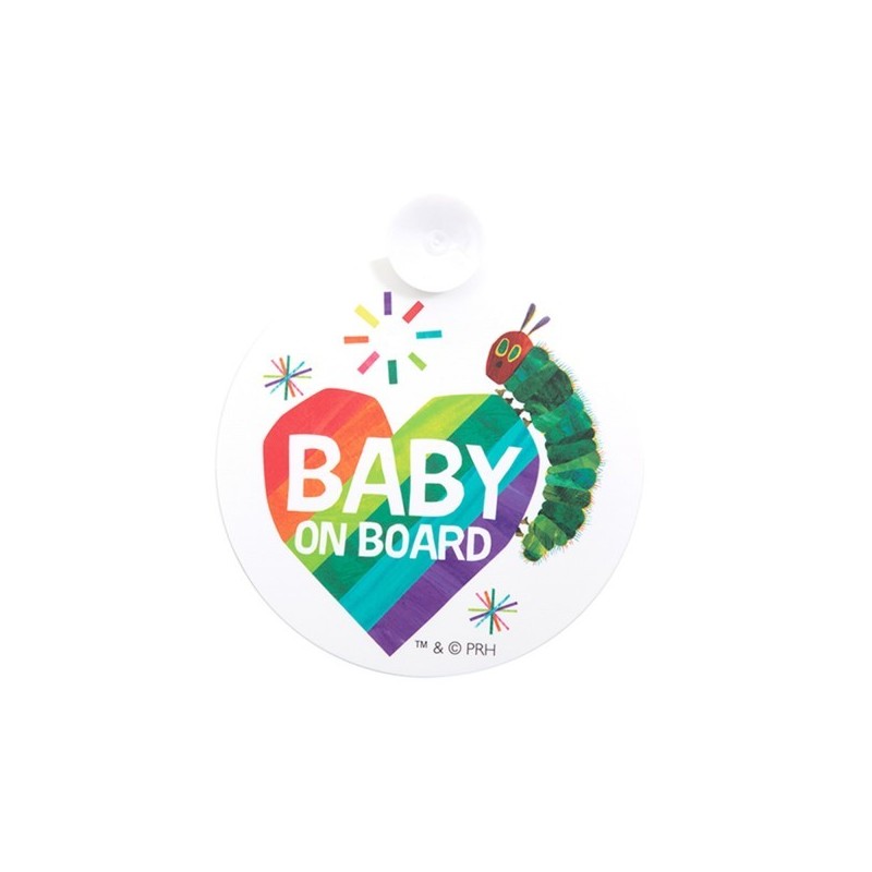 The Very Hungry Caterpillar Car Heart Shaped Baby On Board Baby Warning Blister Suction Cup On Car The Very Hungry Caterpillar Car Heart Shaped Baby On Board Baby Warning Blister Suction Cup On Car
