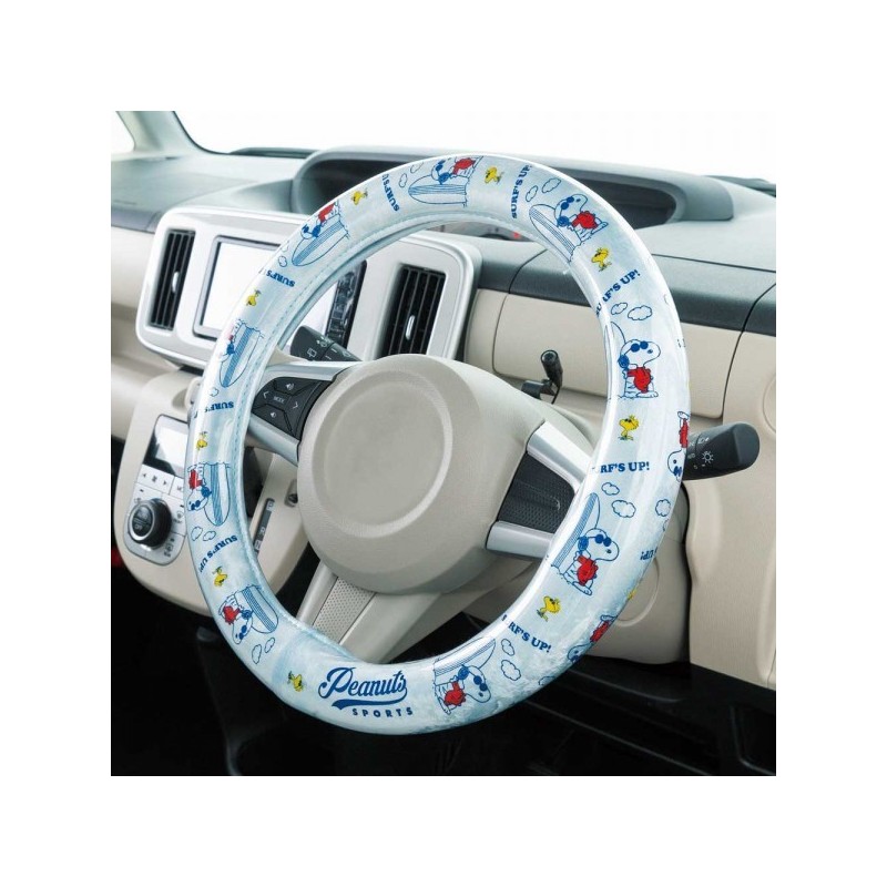 Japan Bonform Car Snoopy Surfing Steering Wheel Cover And Steering Ring Cover Japan Bonform Car Snoopy Surfing Steering Wheel Cover And Steering Ring Cover