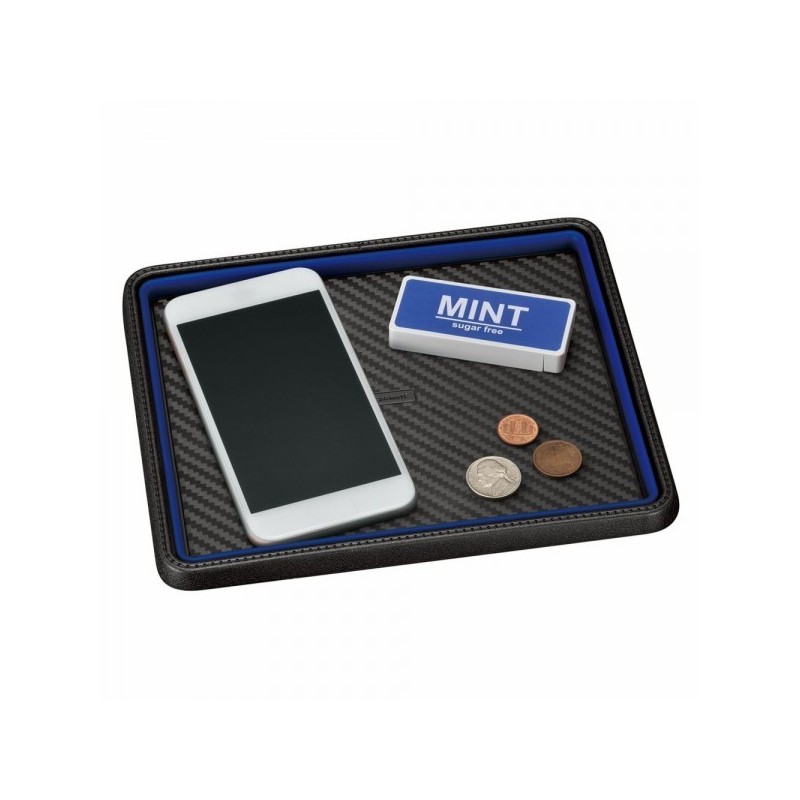 Japan Carmate Blue Edge Carbon Fiber Anti Slip Mat For Cars - Large Japan Carmate Blue Edge Carbon Fiber Anti Slip Mat For Cars - Large